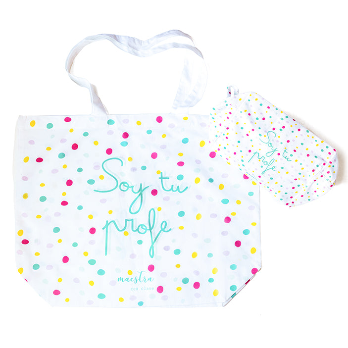 Bolsa + Estuche Soy Tu Profe
