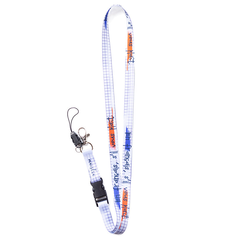 Lanyard - En français, sîl vous plaît