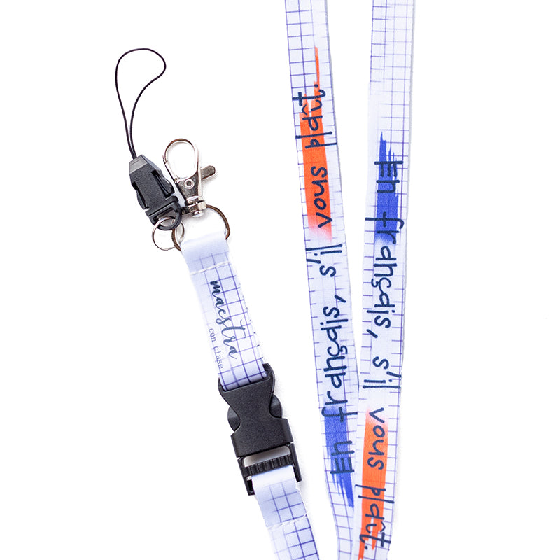 Lanyard - En français, sîl vous plaît