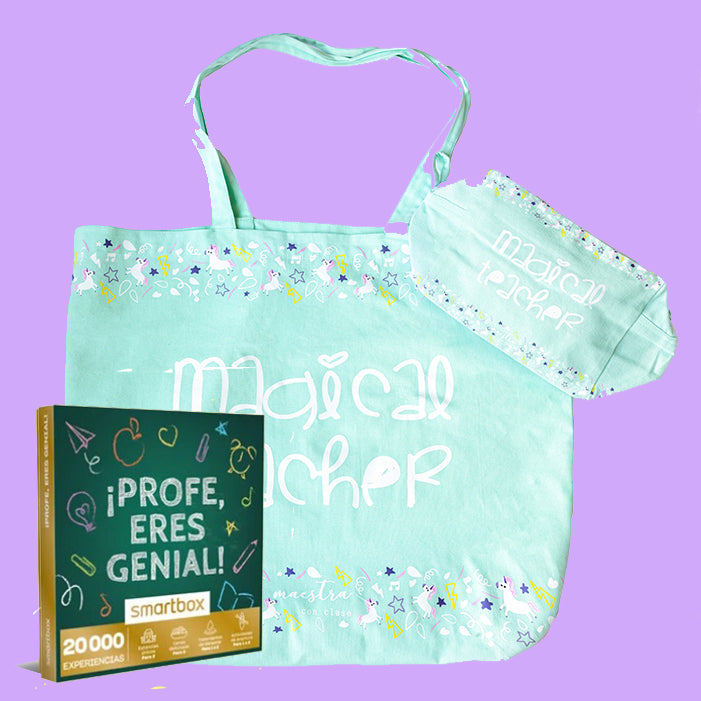 Pack Magical teacher estuche + bolsa + caja smartbox