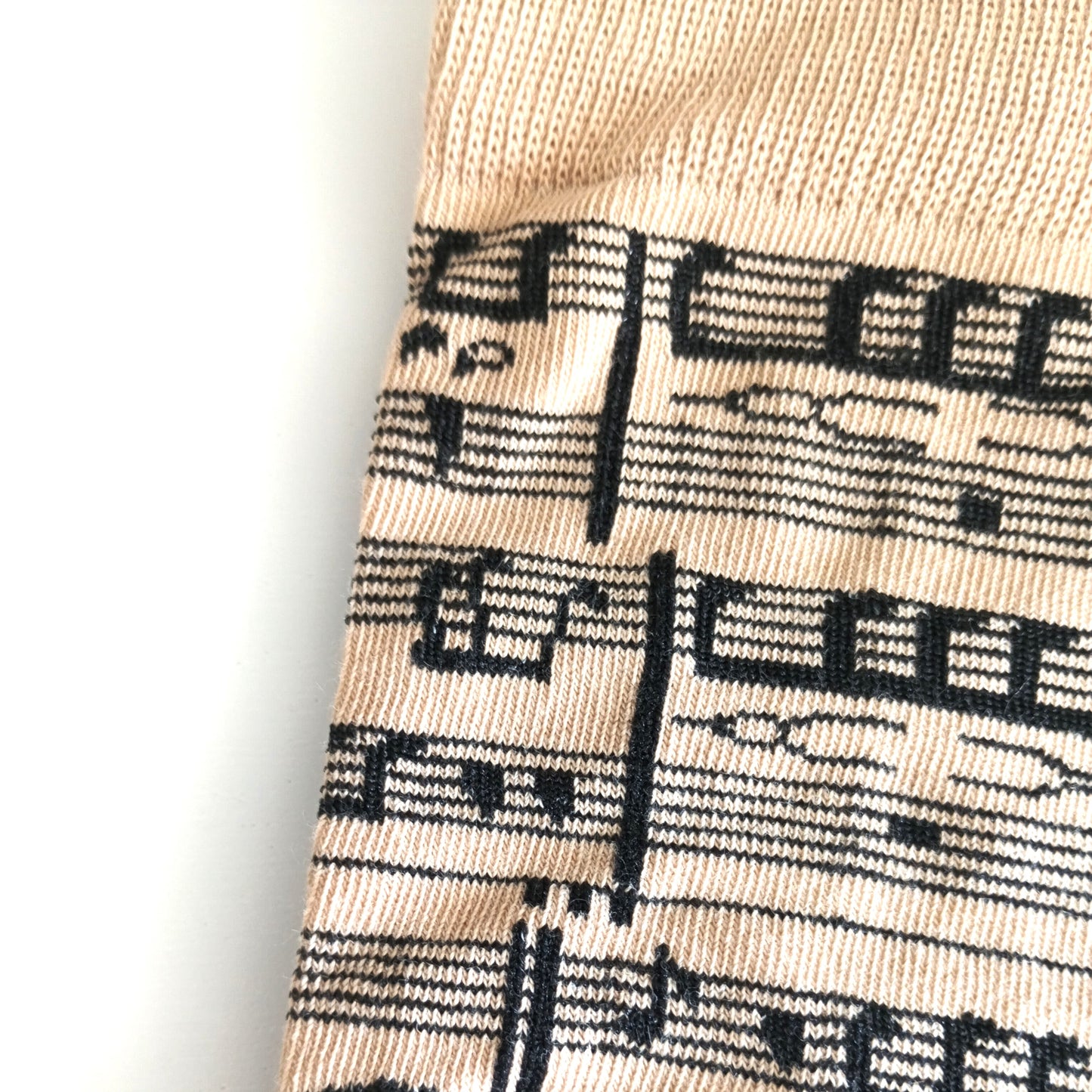 Calcetines con notas musicales