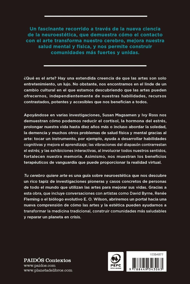 Tu cerebro quiere arte, un buen libro para regalar a maestras y profesores de arte