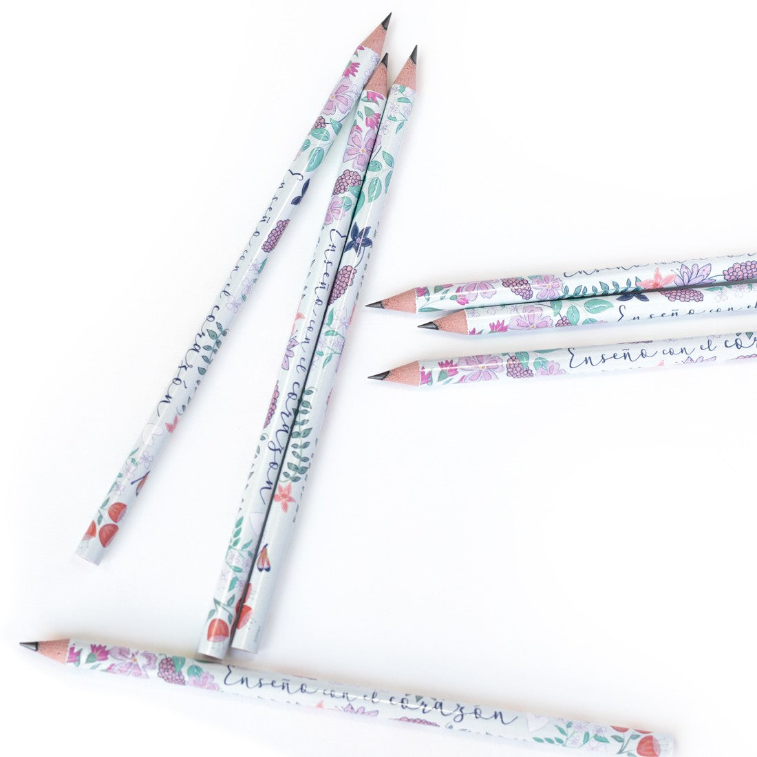 Lápiz de maestra- Enseño con el corazón