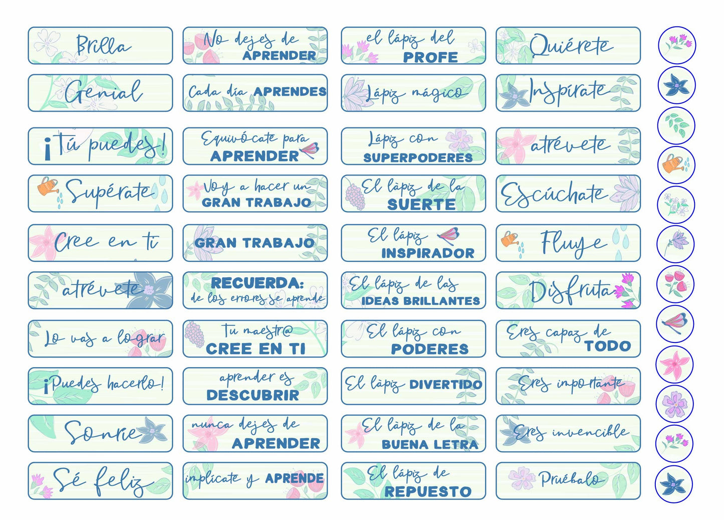 Pegatinas (22/23)- Lápices