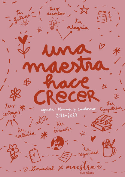 Agenda Maestra con clase 2026-27 I Castellano
