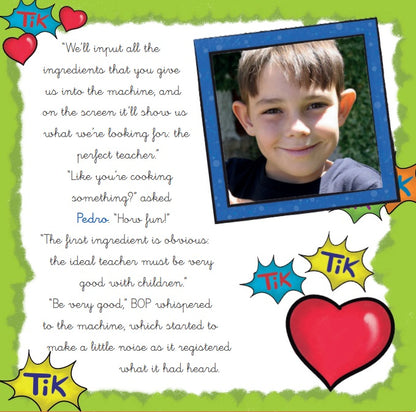 Cuento personalizado en inglés: "The perfect teacher"
