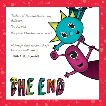 Cuento personalizado en inglés: "The perfect teacher"