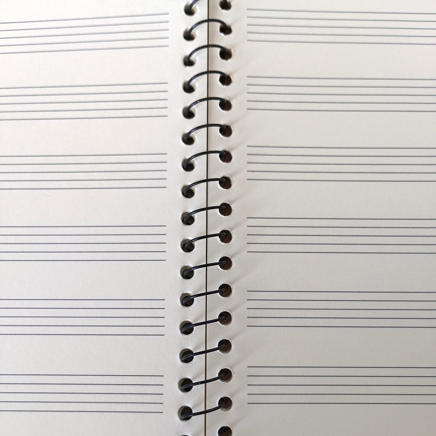 Cuaderno de música (clave de sol)