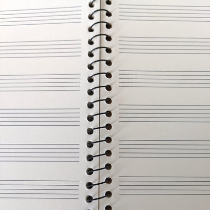 Cuaderno de música (clave de sol)
