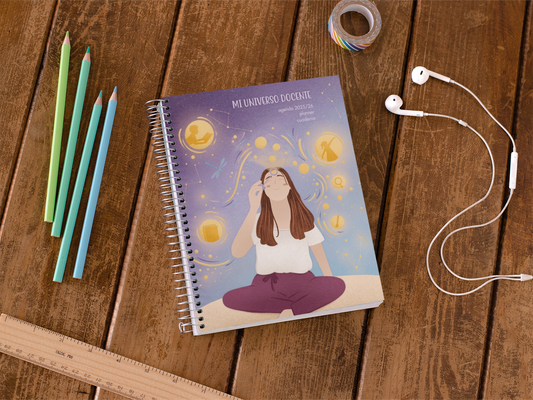 Agenda-Planner para profesores y maestras 25-26. "Mi Universo docente"