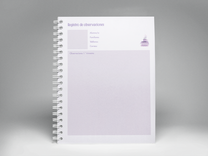 Agenda-Planner PT. "Mi universo docente", para Pedagogas terapéuticas