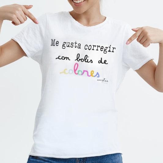 Camiseta unisex - Me gusta corregir