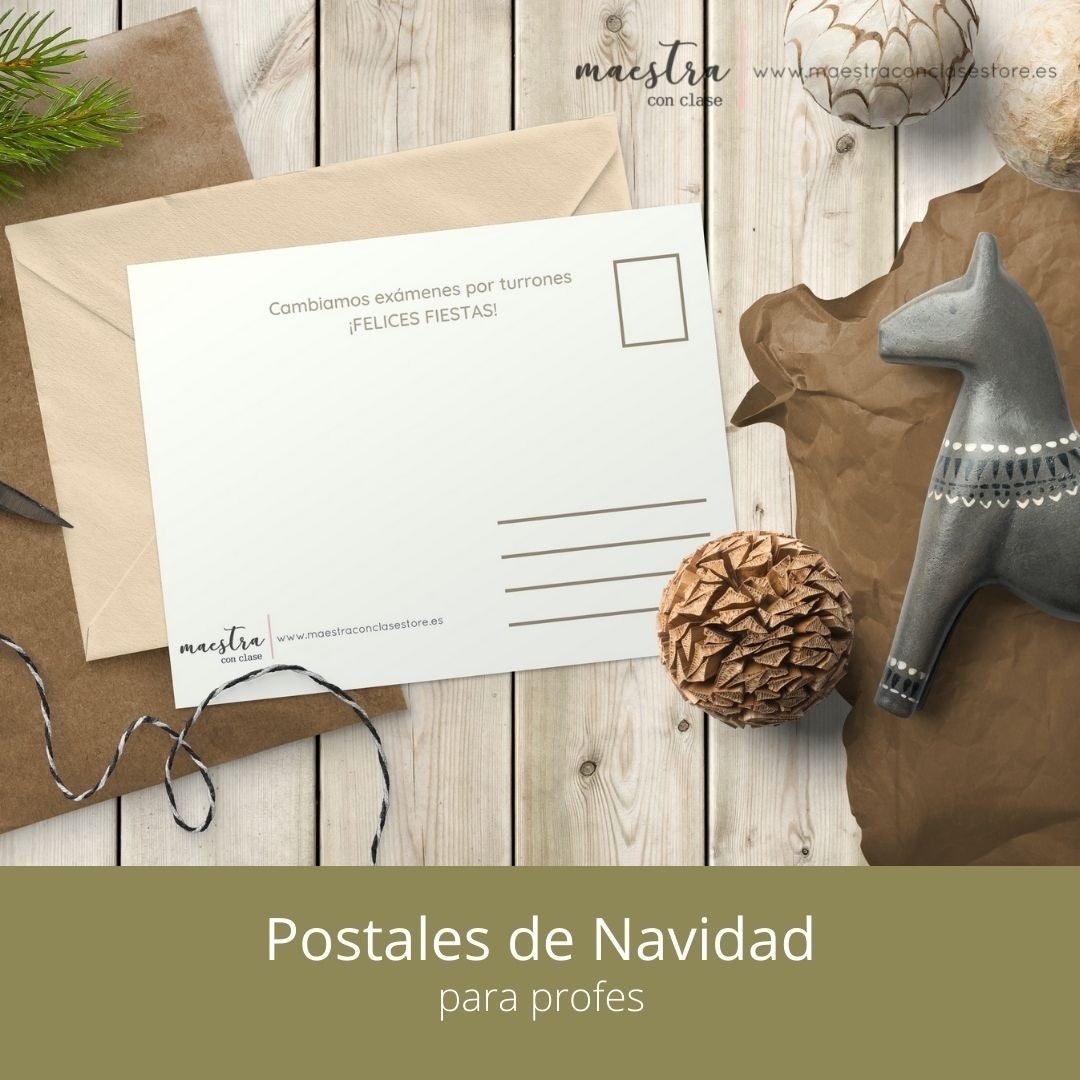 Postales de Navidad descargables (pack de 6)